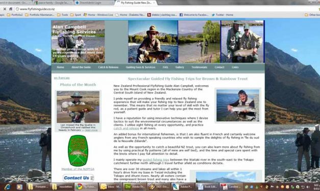 Alan Campbell (Bi-lingual Fly Fishing Guide, Mackenzie Country NZ)