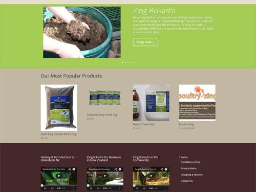 New Products & Website for ZingBokashi