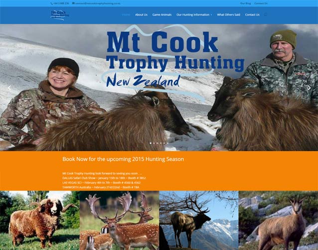 Mt Cook Trophy Hunting – Redesign