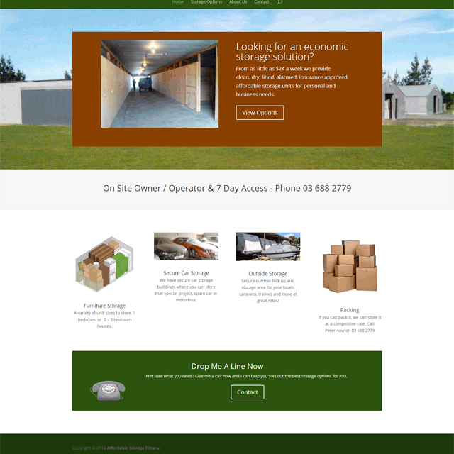 Affordable Storage in South Canterbury