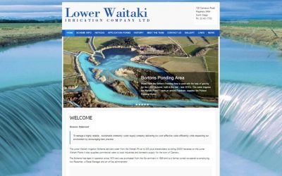 Lower Waitaki Iriigation Company Website Live