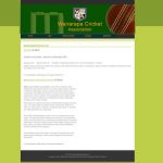 Wairarapa Cricket Assn website 2010